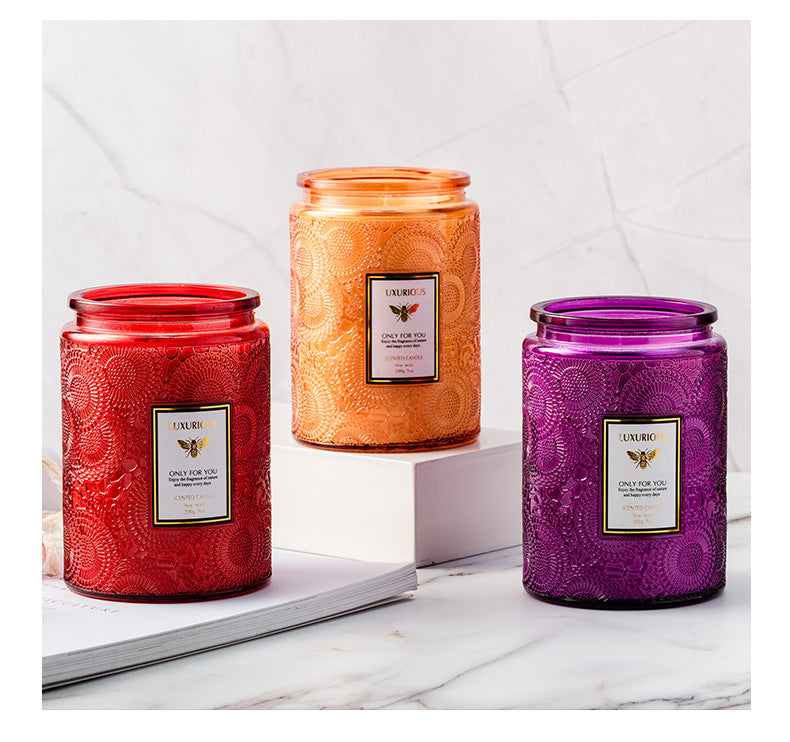 Embossed Cup Aroma Candle